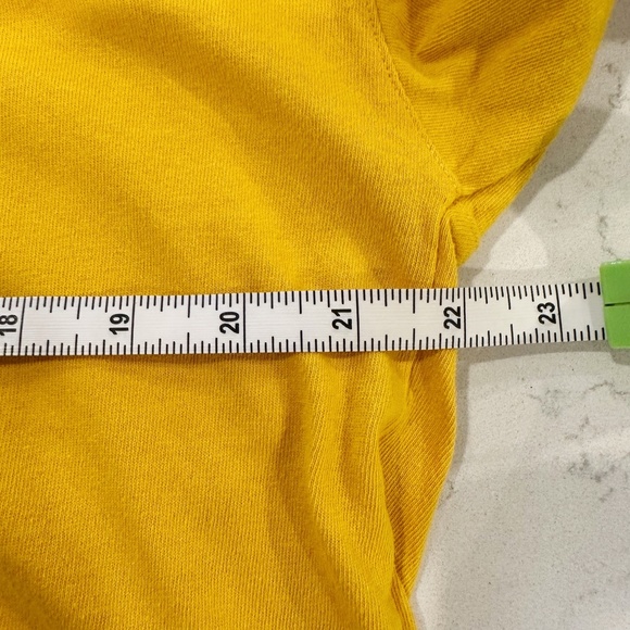 Champion Varsity Gold Long Sleeve Cropped Tee |R6 - Picture 6 of 7